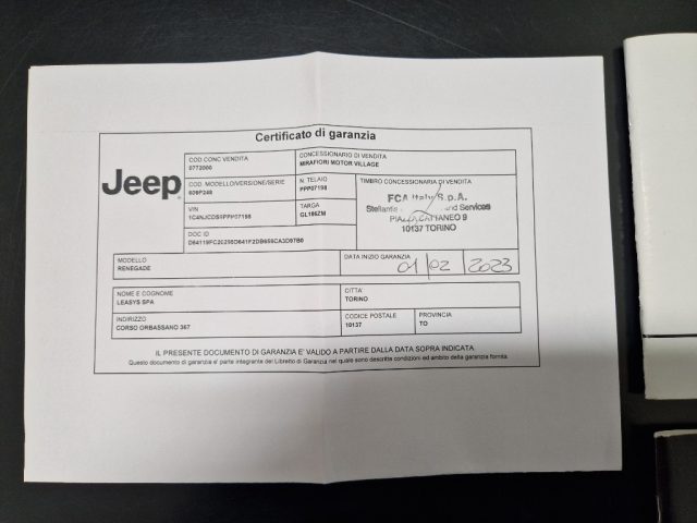 01/2023 JEEP, Renegade